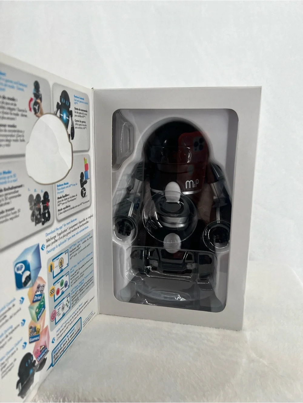 WowWee Model MiP 0825 Toy GestureSense Robot Black Ages 8+ New